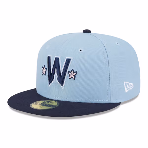 Washington Nationals MLB Authentic City Connect 59FIFTY Fitted Cap Blue product photo