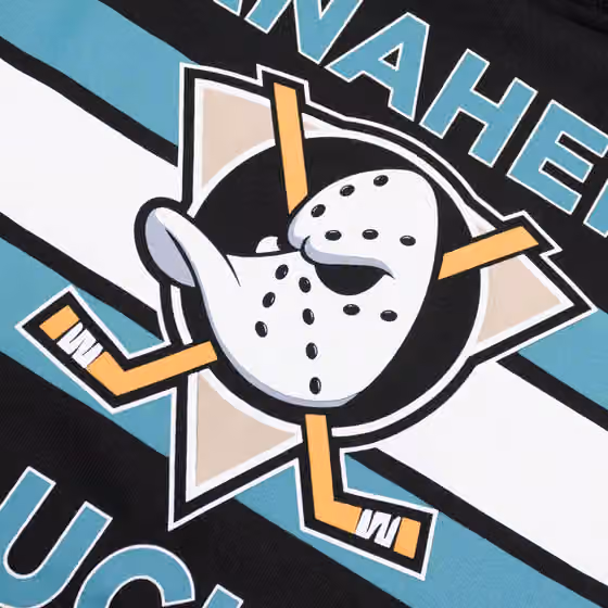 Anaheim Ducks Stripe '47 Burnside NHL Hoodie Black view 3