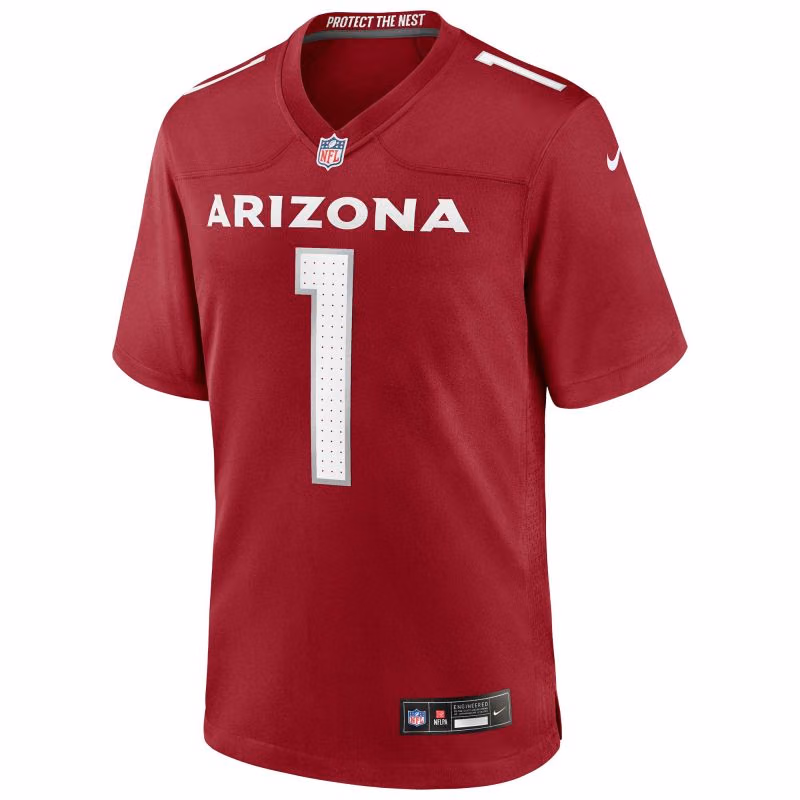Kyler Murray #1 Arizona Cardinals Nike Game NFL Football Jersey Red view 2