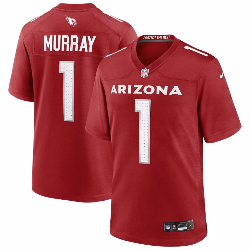 Kyler Murray #1 Arizona Cardinals Nike Game NFL Football Jersey Red view 1