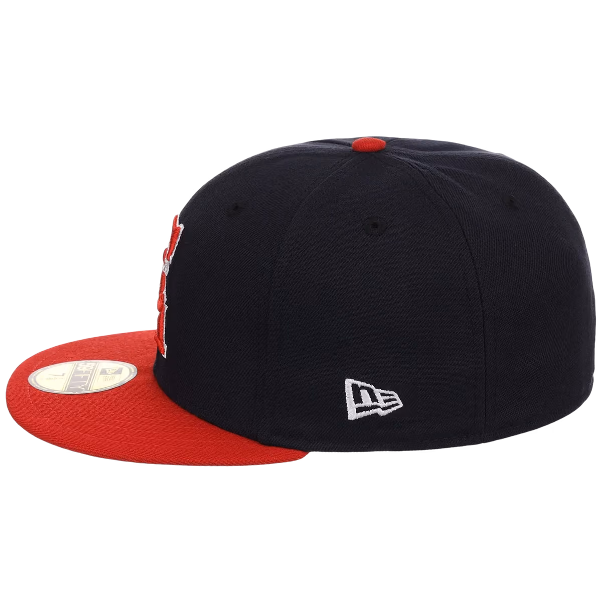 California Angels MLB Cooperstown Authentic Collection New Era 59FIFTY (Navy/Red) detail view