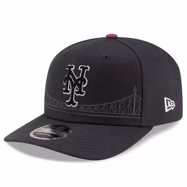New York Mets Official MLB City Connect Stretch-Snap 9SEVENTY Snapback Cap Gray product photo