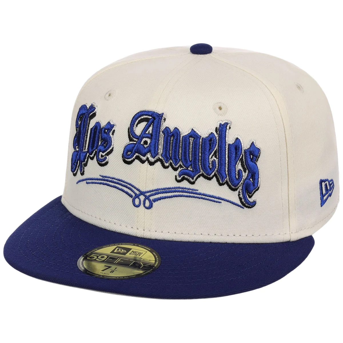 Los Angeles Dodgers Gothic New Era 59FIFTY detail view
