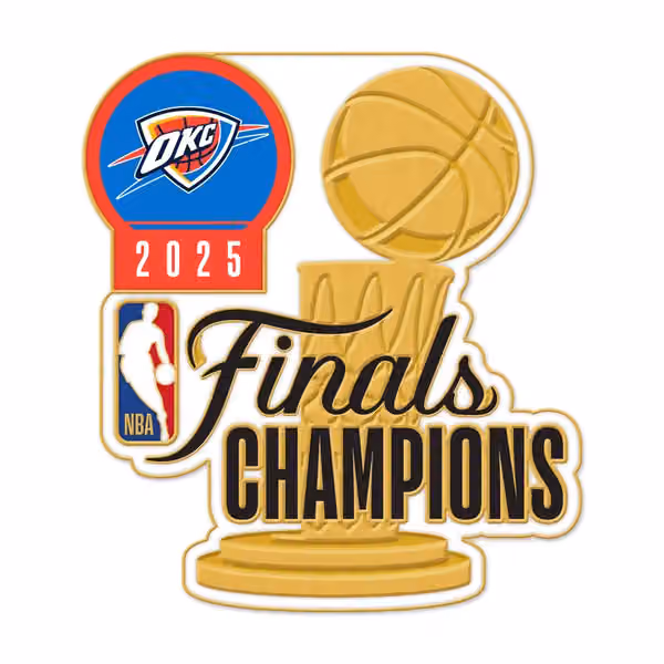 Oklahoma City Thunder 2025 NBA Champions Pin view 1