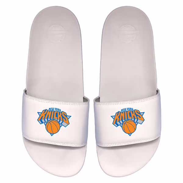 New York Knicks Primary Logo ISlide NBA Gel Slides White view 1