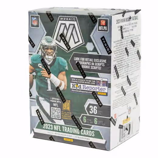 2023 Panini Mosaic Football NFL Blaster Box view 1