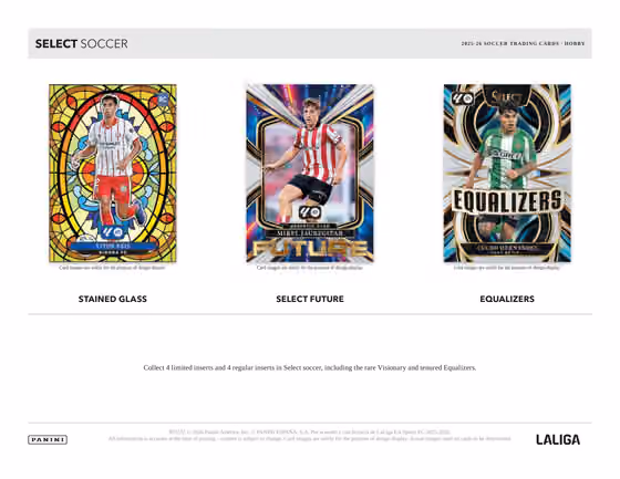 2025/26 Panini Select La Liga Football Blaster Box view 3