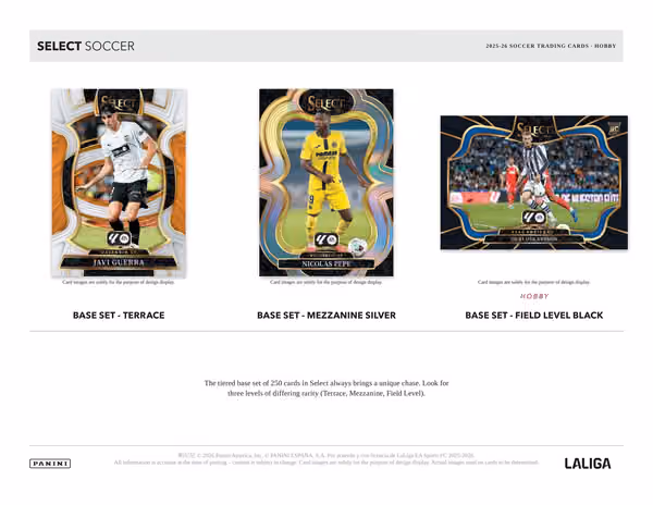 2025/26 Panini Select La Liga Football Blaster Box view 2