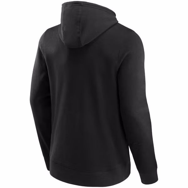 Miami Marlins Crest Logo Fanatics MLB Hoodie Black view 2