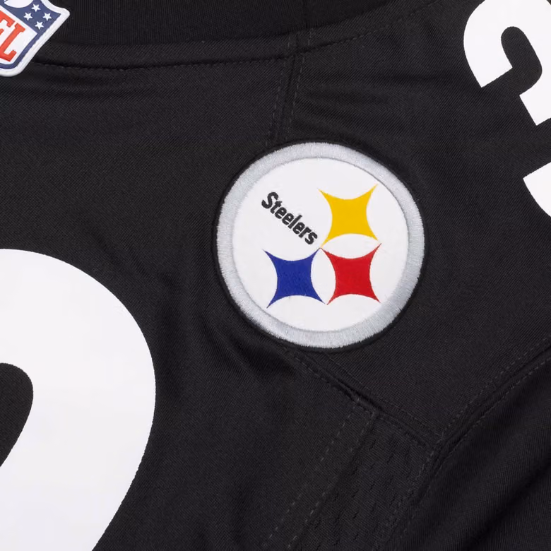 James Conner #30 Pittsburgh Steelers Nike Game NFL Football Jersey Black view 5