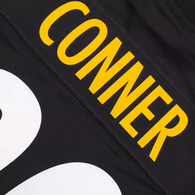 James Conner #30 Pittsburgh Steelers Nike Game NFL Football Jersey Black view 4