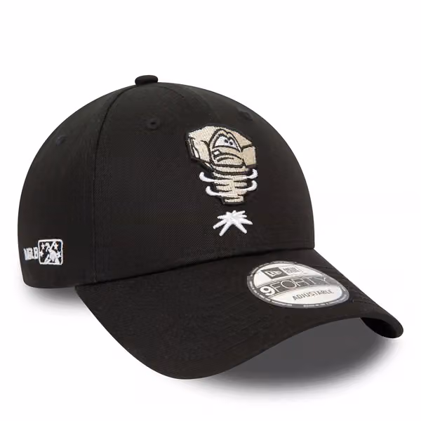 Lansing Lugnuts New Era 9FORTY Adjustable MiLB Cap Black product photo
