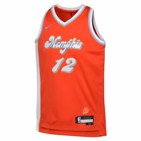 Ja Morant #12 Memphis Grizzlies 2024-25 City Edition Nike Swingman NBA Jersey (YOUTH) view 2