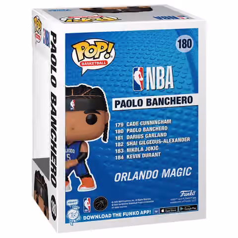 Funko POP! #180 Paolo Banchero Orlando Magic Vinyl NBA Figure view 2