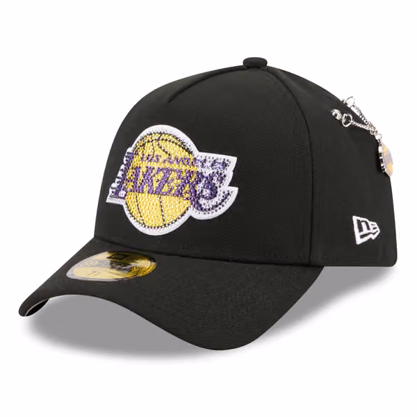 Los Angeles Lakers 2026 NBA Draft On-Stage Crystal 59FORTY A-Frame Fitted Cap Black product photo