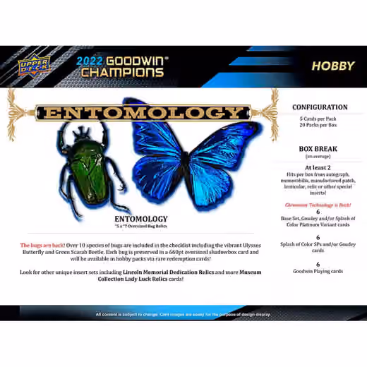 2022 Upper Deck Goodwin Champions Hobby Box view 4