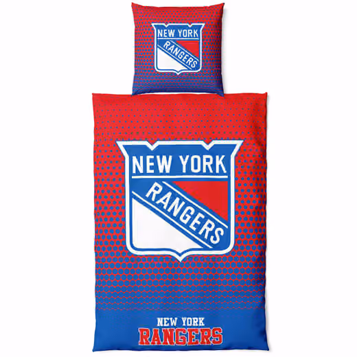 New York Rangers Dots NHL Bedding Set view 1