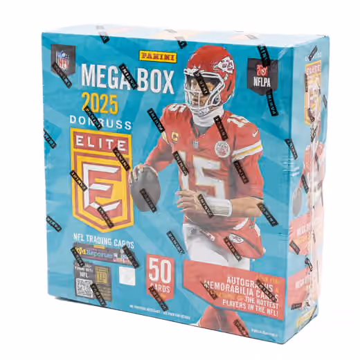 2025 Panini Donruss Elite Football NFL Mega Box view 1