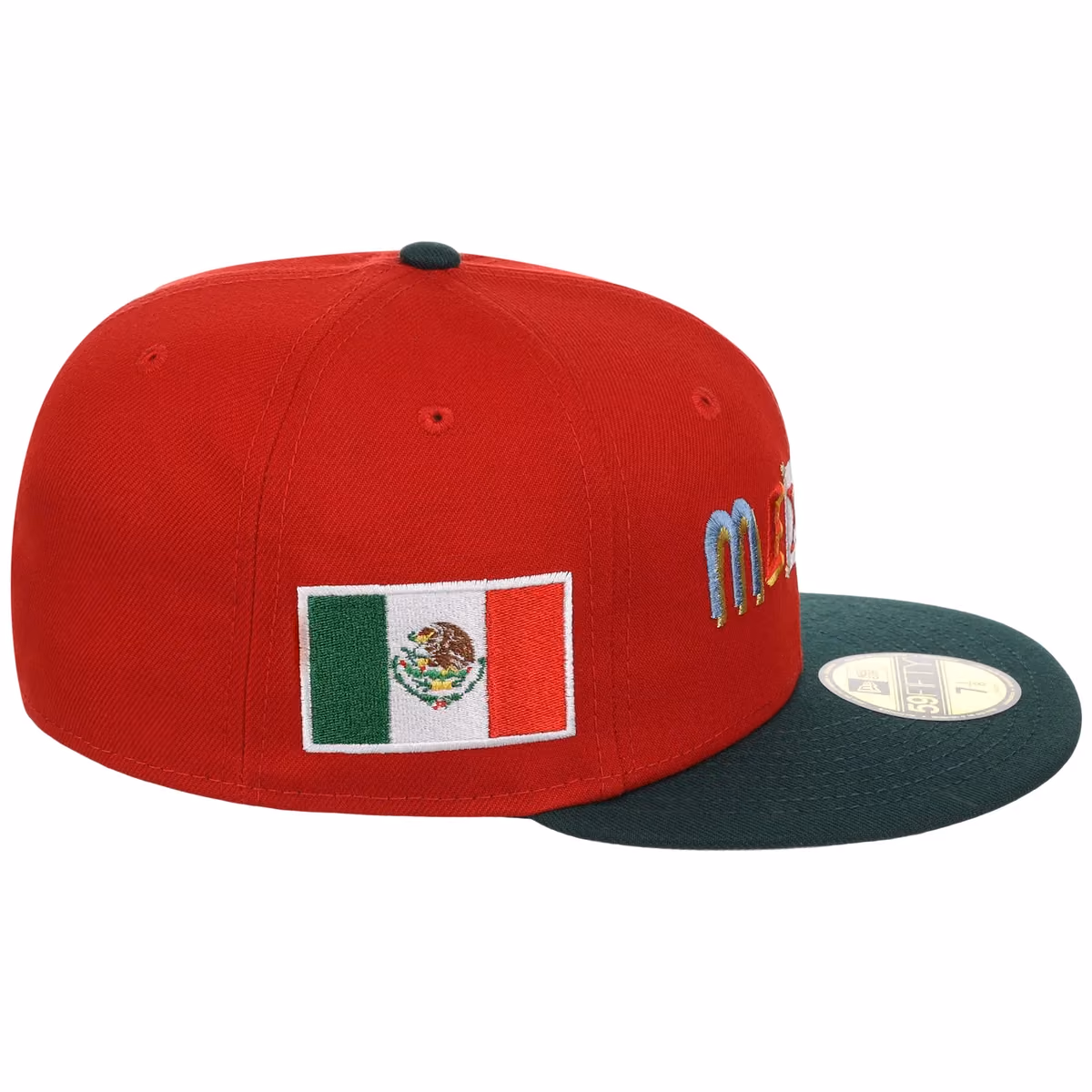 Mexico Independence Day - Crown the Country New Era 59FIFTY (Red/Dark Green) detail view