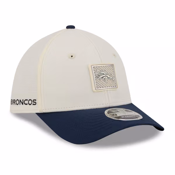 Denver Broncos 2026 NFL Training Camp 39THIRTY Flex Cap Cream/Navy product photo