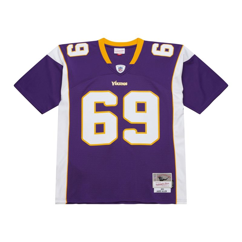 Jared Allen #69 Minnesota Vikings 2011 Legacy Throwback NFL Jersey Purple view 2