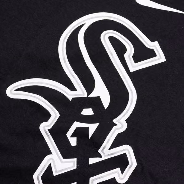 Chicago White Sox Large Logo MLB T-Shirt Black view 3