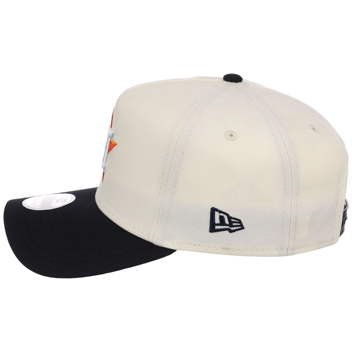 Houston Astros Women's New Era 9FORTY Chrome OTC A-Frame detail view