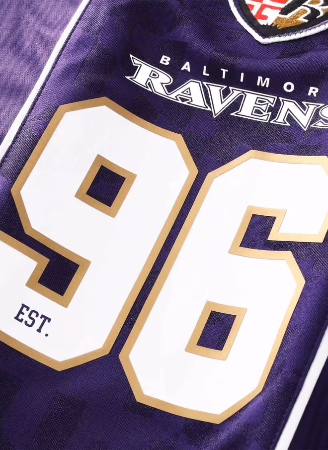 Baltimore Ravens 2026 Football x Football NFL Fan Jersey (YOUTH) view 5