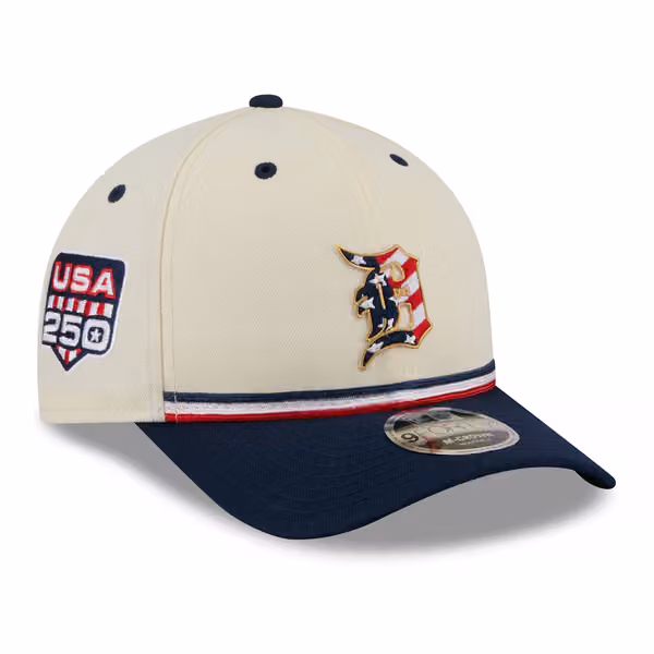 Detroit Tigers 2026 4th of July USA 250 9FORTY Snapback MLB Cap product photo