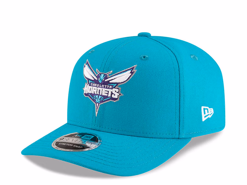 New Era Charlotte Hornets NBA Team Edition 9Seventy Stretch Snapback Hat front