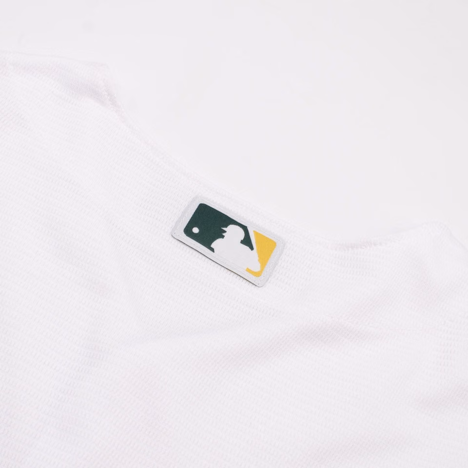 Athletics Nike Replica MLB Home Jersey White view 4