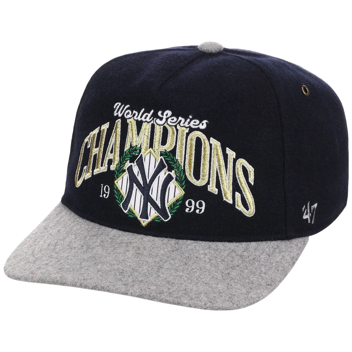 New York Yankees 1919 WS Champs '47 Hitch detail view