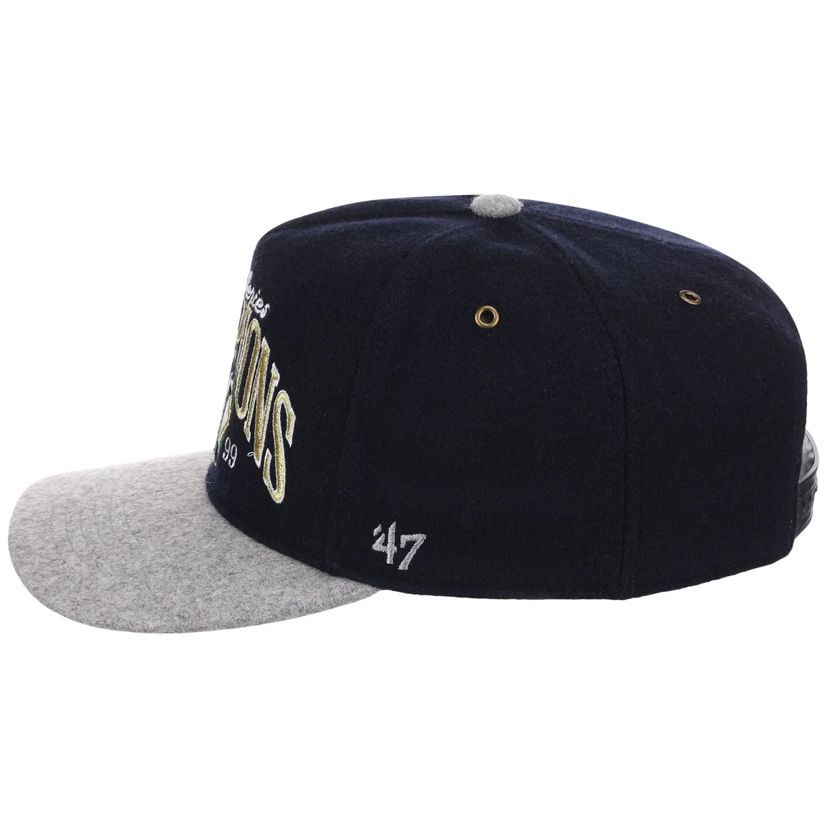 New York Yankees 1919 WS Champs '47 Hitch detail view