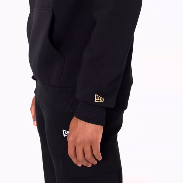 San Francisco 49ers Logo Hoodie New Era NFL Sweatshirt Black view 4
