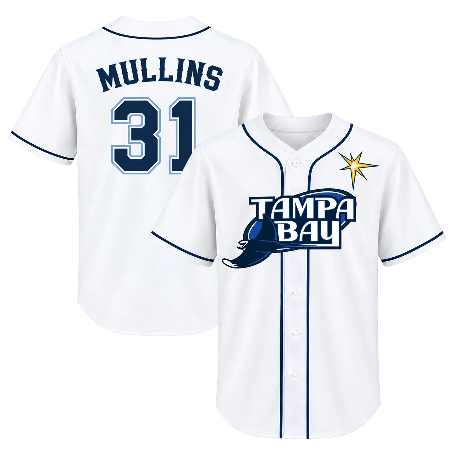 Cedric Mullins TB Rays Adult Kids Jersey Powerful Wear