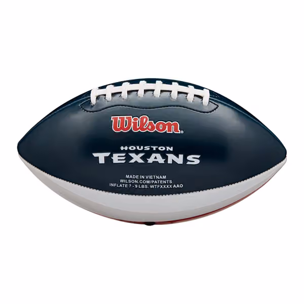 Houston Texans City Pride Wilson PeeWee Size NFL Football view 2