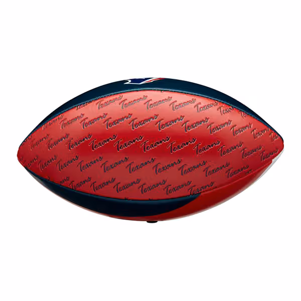 Houston Texans City Pride Wilson PeeWee Size NFL Football view 3