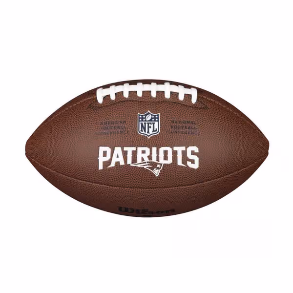 New England Patriots Backyard Wilson Full Size NFL Football view 2