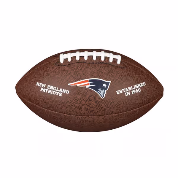 New England Patriots Backyard Wilson Full Size NFL Football view 1