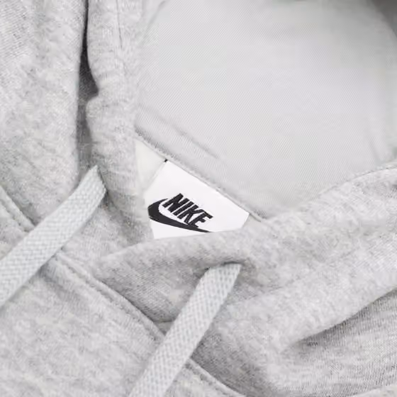 Green Bay Packers Rewind Logo Nike Club NFL Hoodie Gray view 4