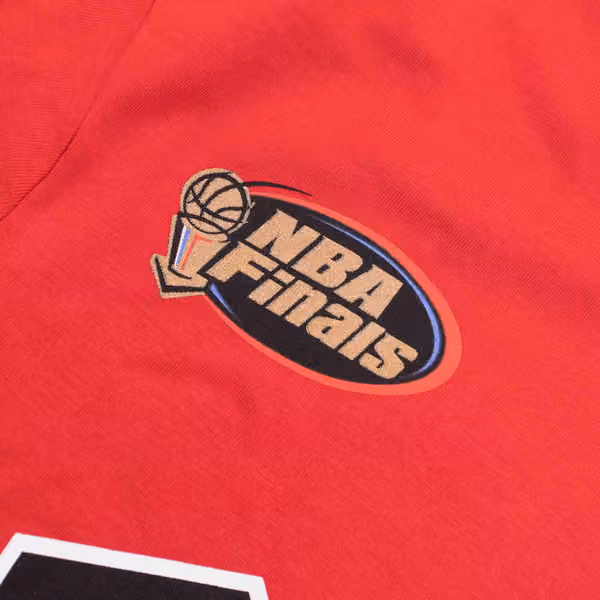 Dennis Rodman #91 Chicago Bulls Mitchell & Ness NBA T-Shirt Red view 5