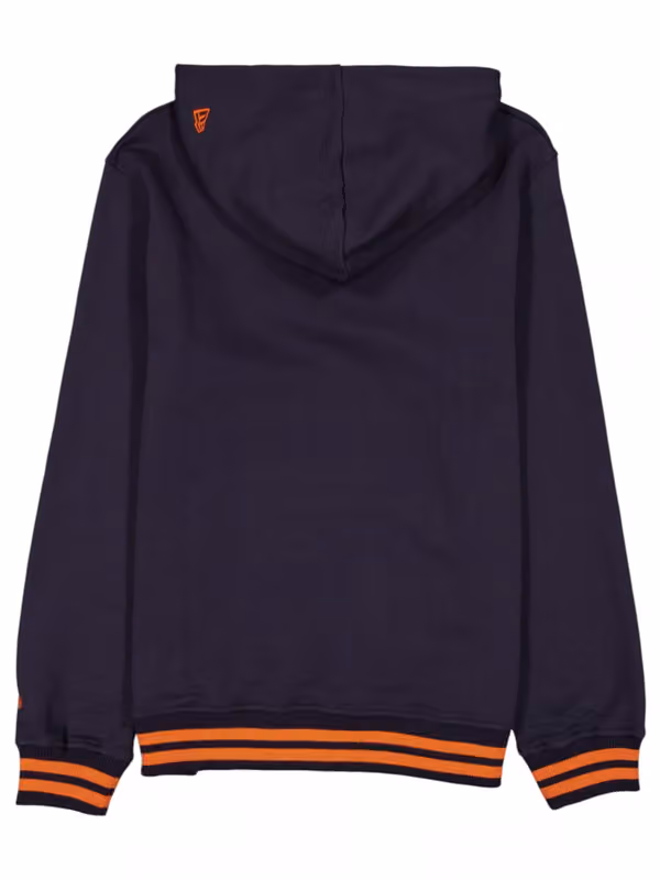 Denver Broncos Felt Logo Throwback NFL Hoodie Navy view 2