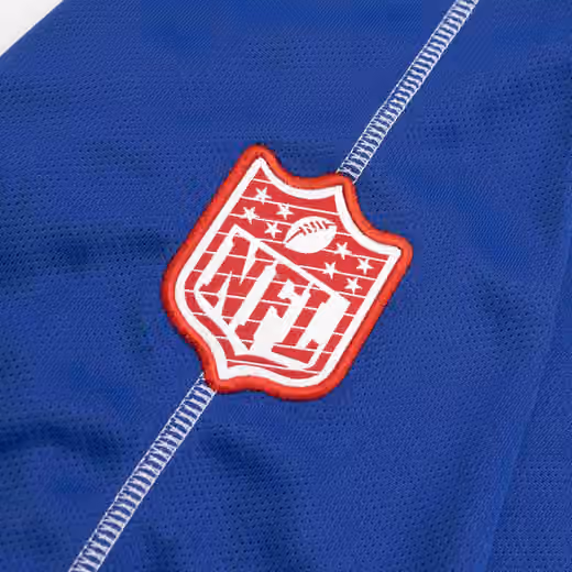 New York Giants 2024 NFL Sideline Nike Dri-FIT Coach UV Top Blue view 5