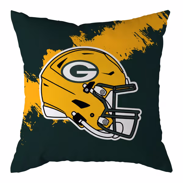 Green Bay Packers Brush NFL Cushion view 2