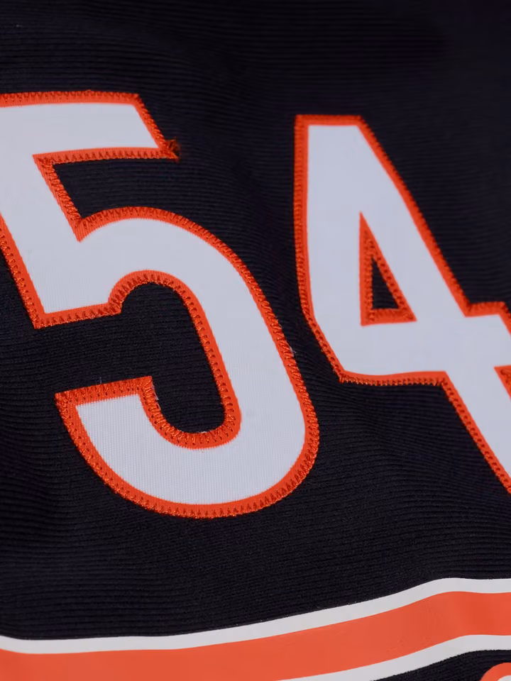 Brian Urlacher #54 Chicago Bears 2001 Legacy Throwback NFL Jersey Navy view 6