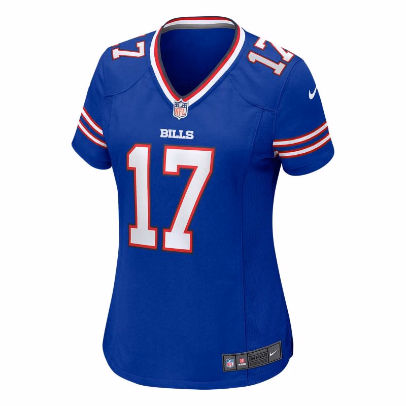 Josh Allen #17 Buffalo Bills Nike Game NFL Jersey Blue (WOMEN'S) view 2