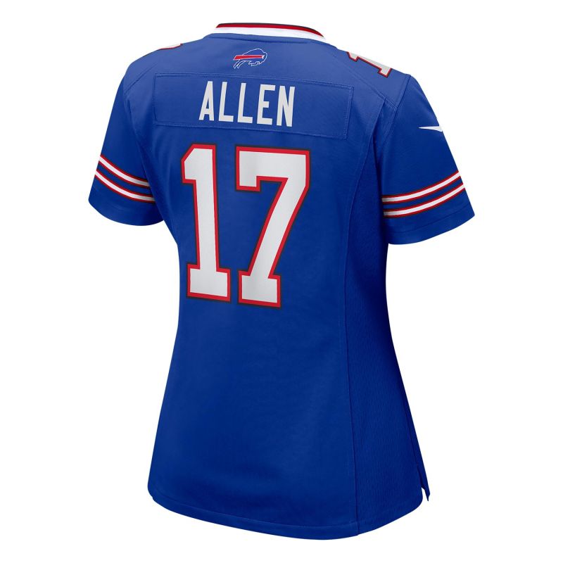 Josh Allen #17 Buffalo Bills Nike Game NFL Jersey Blue (WOMEN'S) view 3