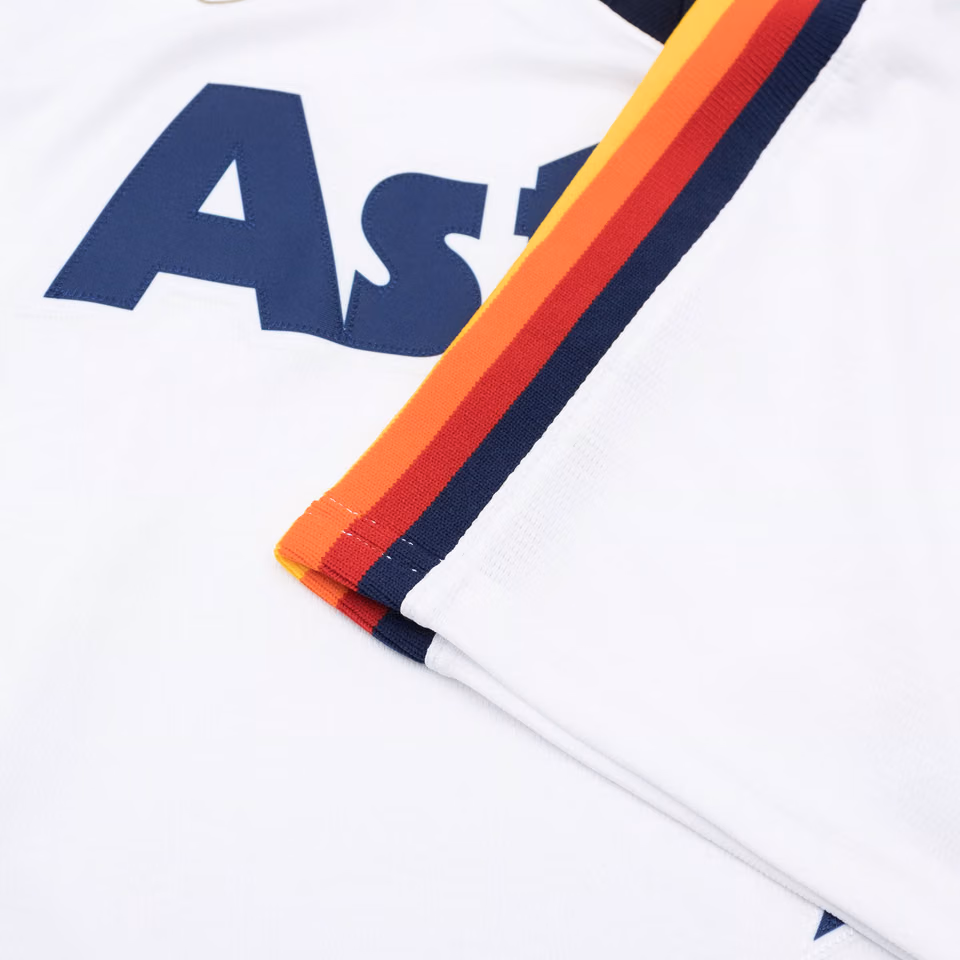 Houston Astros Cooperstown Collection Nike MLB Jersey White view 5
