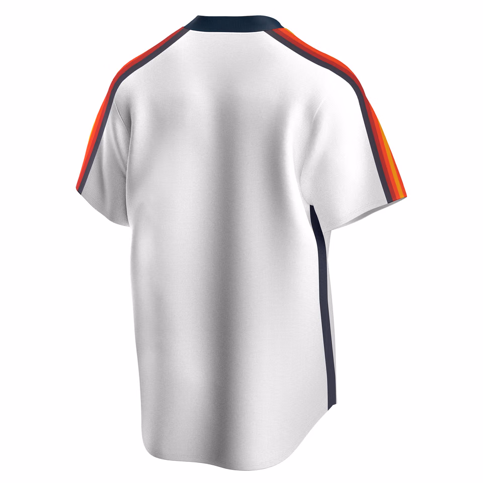 Houston Astros Cooperstown Collection Nike MLB Jersey White view 2
