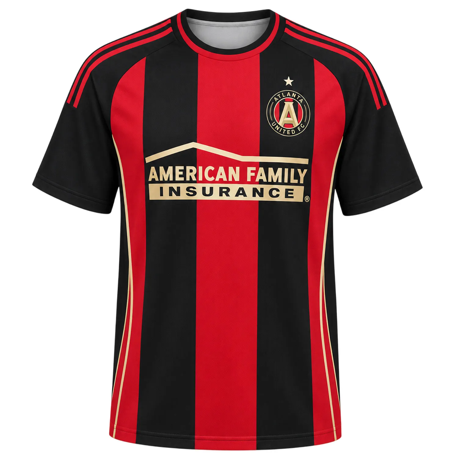 Custom Atlanta United Home Jersey Bold Custom Name & Number